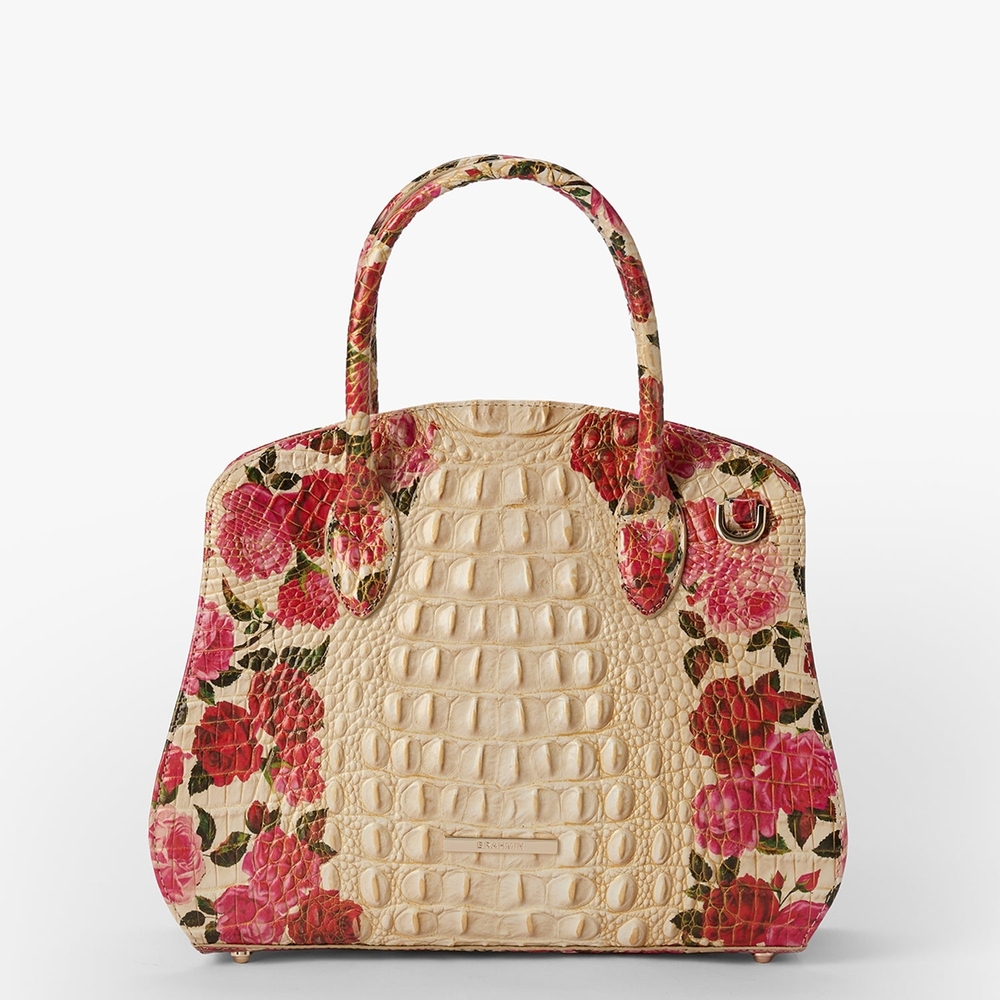 Brahmin Romantic Roses Rosetta Handbag